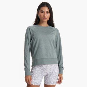 Vuori Long Sleeve Halo Crew - Stormy Heather